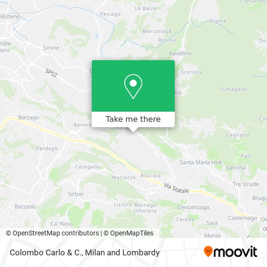 Colombo Carlo & C. map