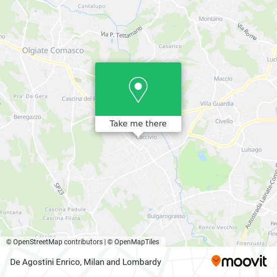 De Agostini Enrico map