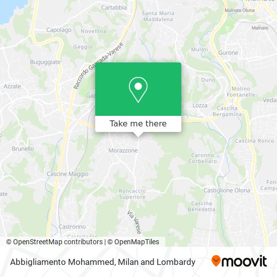 Abbigliamento Mohammed map