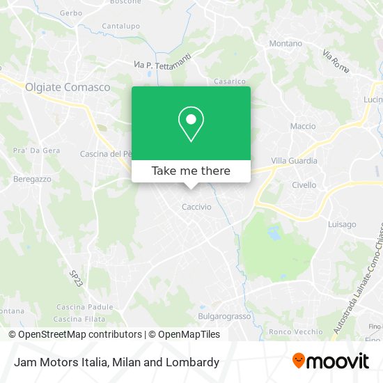 Jam Motors Italia map