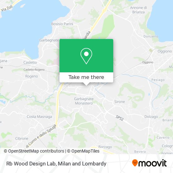 Rb Wood Design Lab map