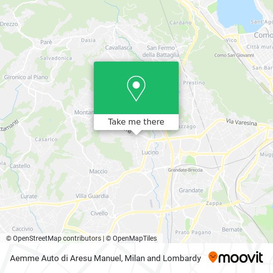 Aemme Auto di Aresu Manuel map