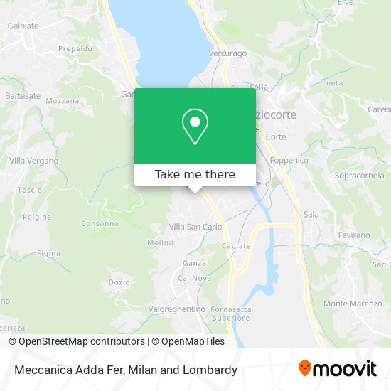 Meccanica Adda Fer map