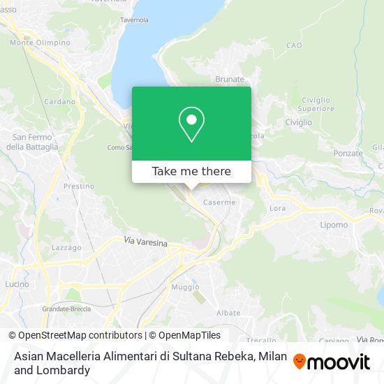Asian Macelleria Alimentari di Sultana Rebeka map