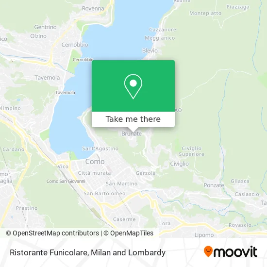 Funicular Restaurant map