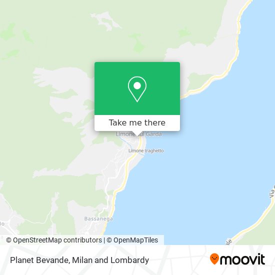 Planet Bevande map