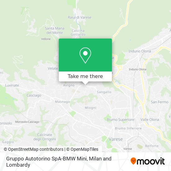 Gruppo Autotorino SpA-BMW Mini map