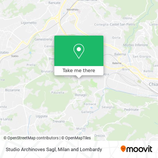 Studio Archinoves Sagl map
