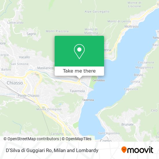 D'Silva di Guggiari Ro map