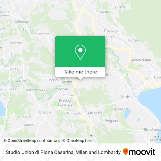 Studio Union di Piona Cesarina map