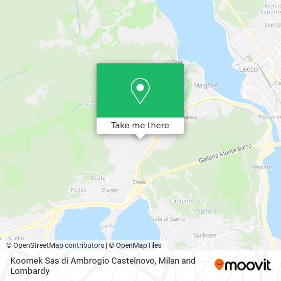 Koomek Sas di Ambrogio Castelnovo map