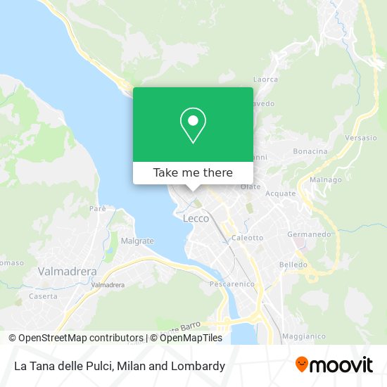 La Tana delle Pulci map