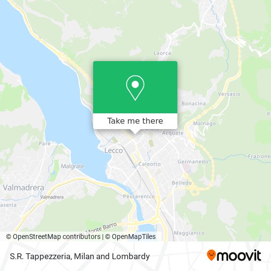 S.R. Tappezzeria map