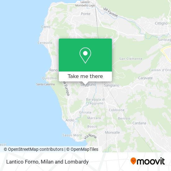 Lantico Forno map