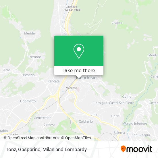 Tönz, Gasparino map