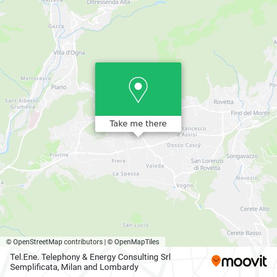 Tel.Ene. Telephony & Energy Consulting Srl Semplificata map