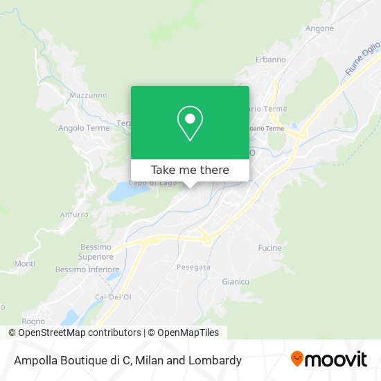 Ampolla Boutique di C map