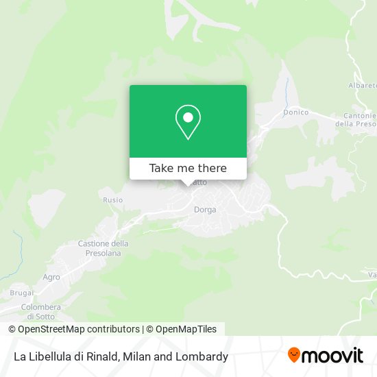 La Libellula di Rinald map