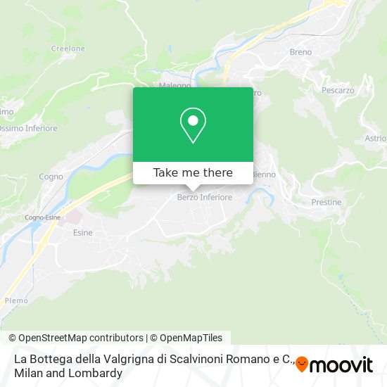 La Bottega della Valgrigna di Scalvinoni Romano e C. map