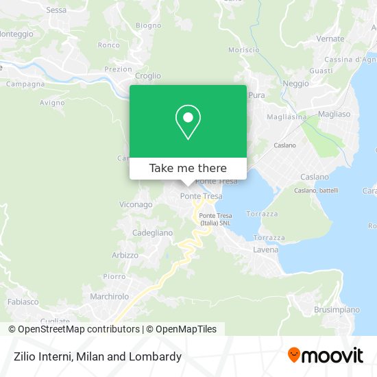 Zilio Interni map