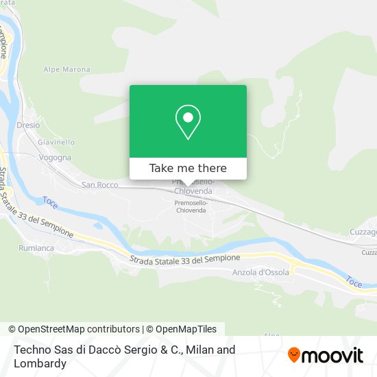 Techno Sas di Daccò Sergio & C. map