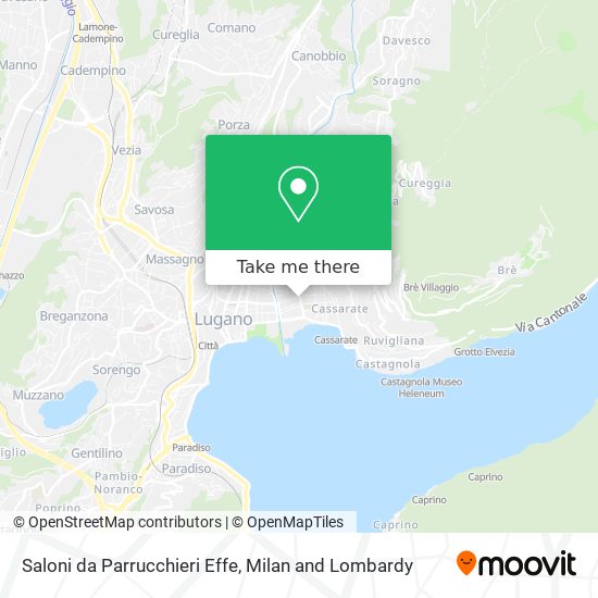 Saloni da Parrucchieri Effe map