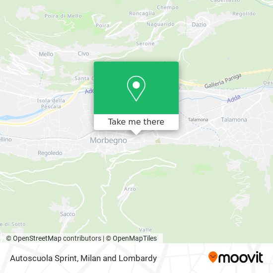 Autoscuola Sprint map