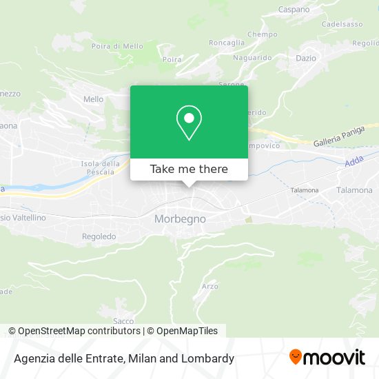 Agenzia delle Entrate map