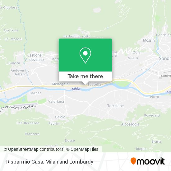 Risparmio Casa map