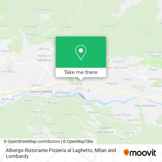 Albergo Ristorante Pizzeria al Laghetto map