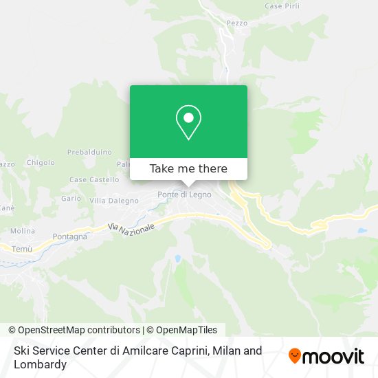 Ski Service Center di Amilcare Caprini map