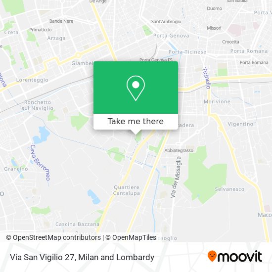 Via San Vigilio 27 map