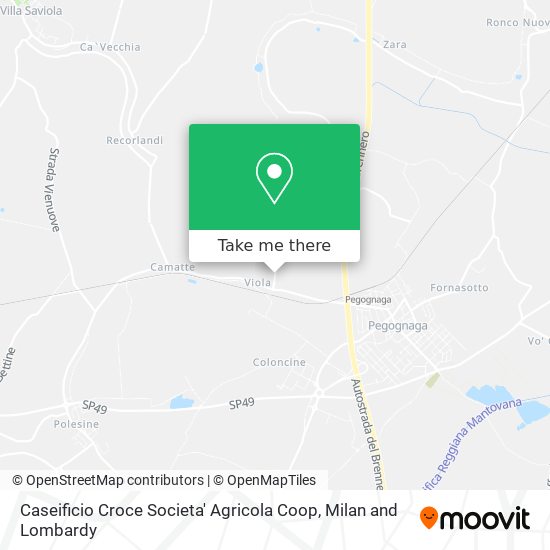 Caseificio Croce Societa' Agricola Coop map