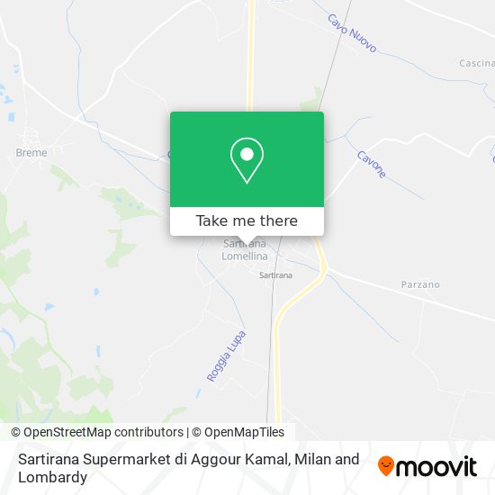 Sartirana Supermarket di Aggour Kamal map