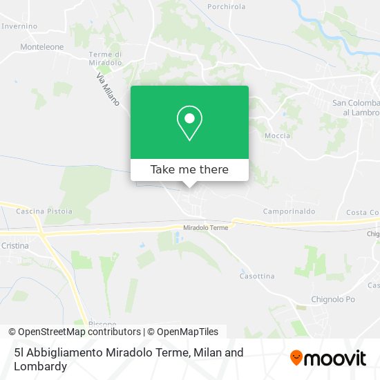 5l Abbigliamento Miradolo Terme map