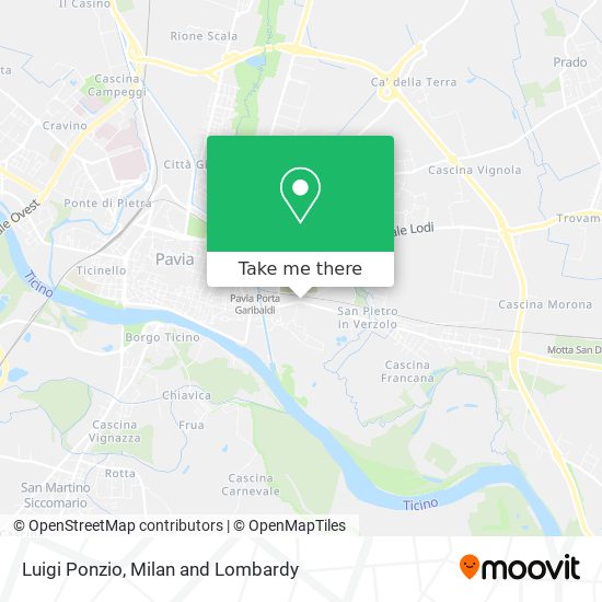 Luigi Ponzio map