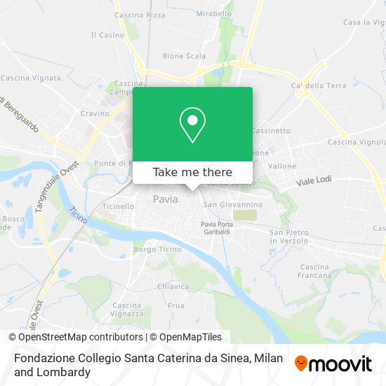 Fondazione Collegio Santa Caterina da Sinea map