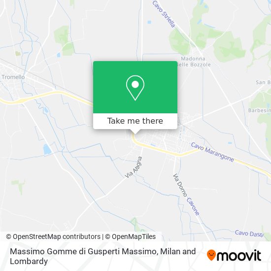 Massimo Gomme di Gusperti Massimo map