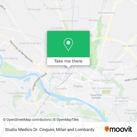 Studio Medico Dr. Cinquini map