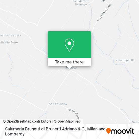 Salumeria Brunetti di Brunetti Adriano & C. map