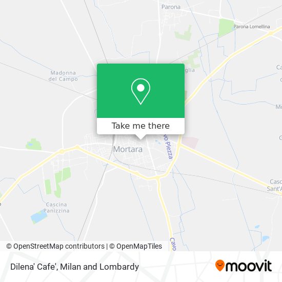 Dilena' Cafe' map