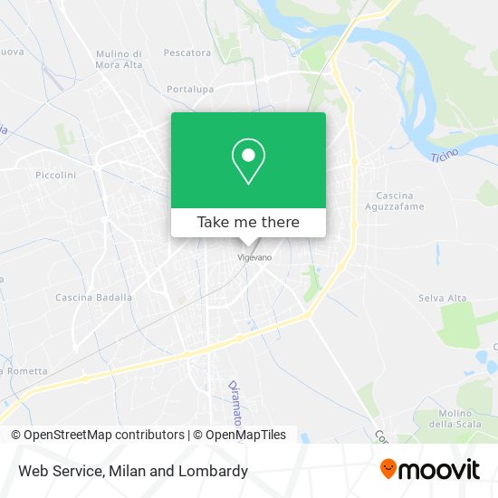 Web Service map