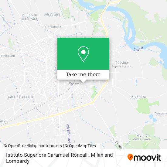 Istituto Superiore Caramuel-Roncalli map