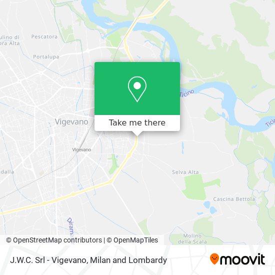 J.W.C. Srl - Vigevano map