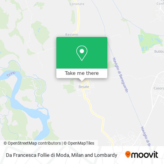Da Francesca Follie di Moda map