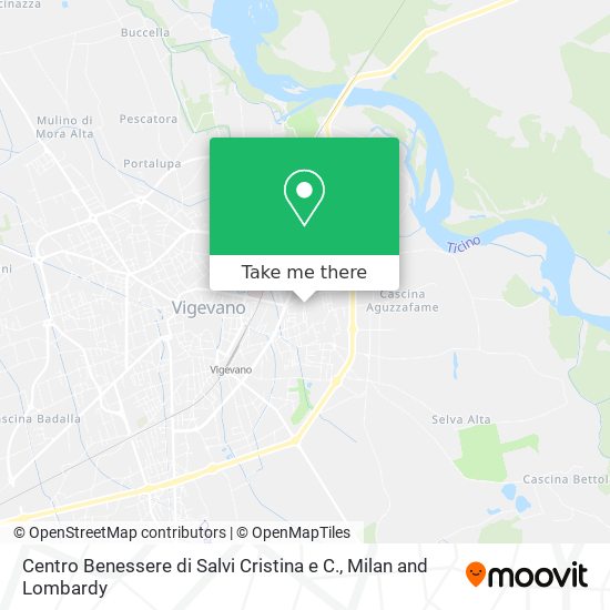 Centro Benessere di Salvi Cristina e C. map