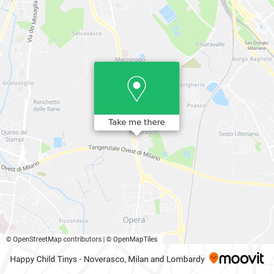 Happy Child Tinys - Noverasco map