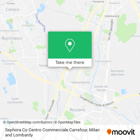 Sephora Co Centro Commerciale Carrefour map