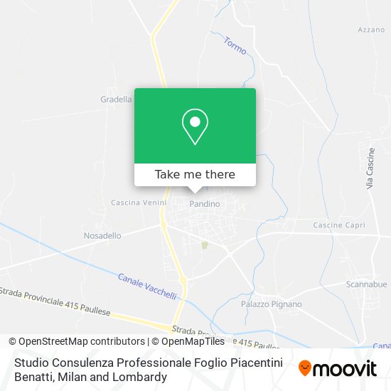Studio Consulenza Professionale Foglio Piacentini Benatti map