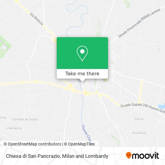 Chiesa di San Pancrazio map